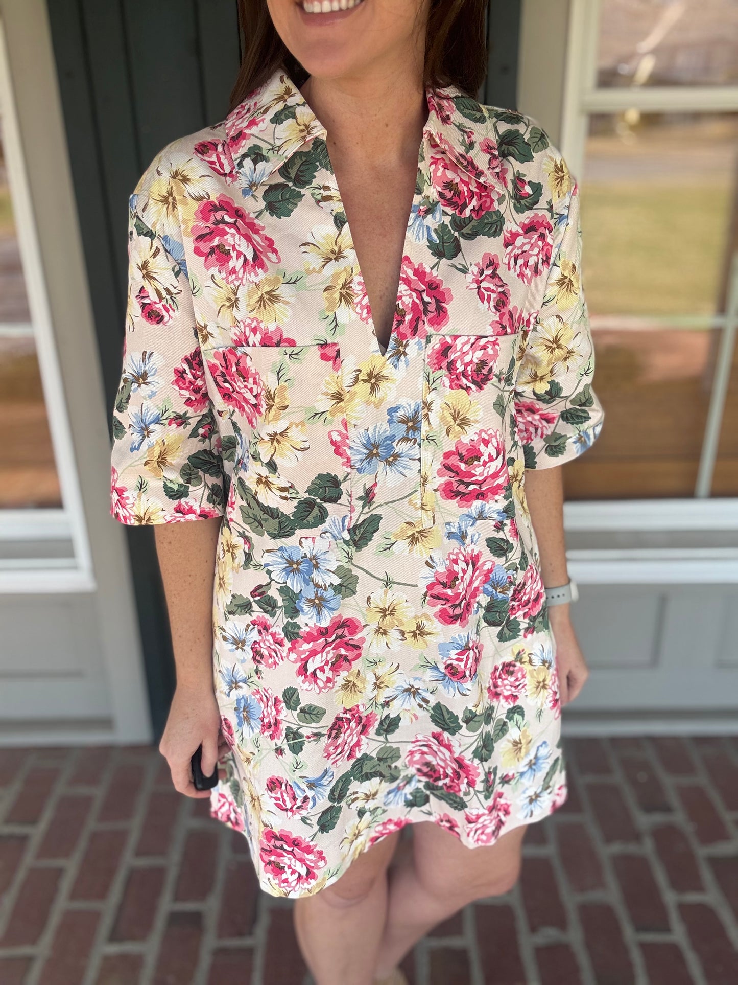 Lyla Floral Collared Dress