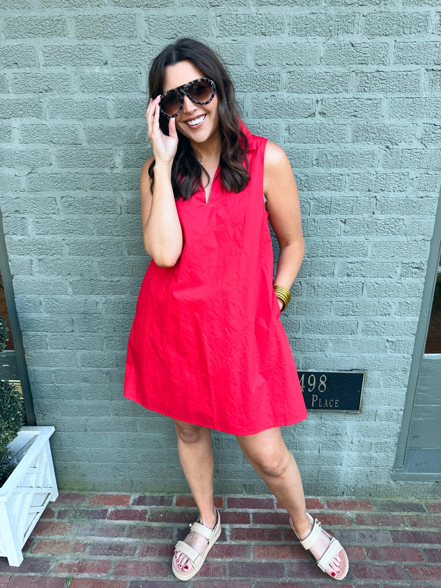 Lexya Collared Shift Dress
