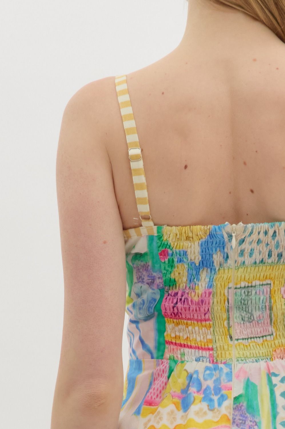 Resort Print Flared Dress