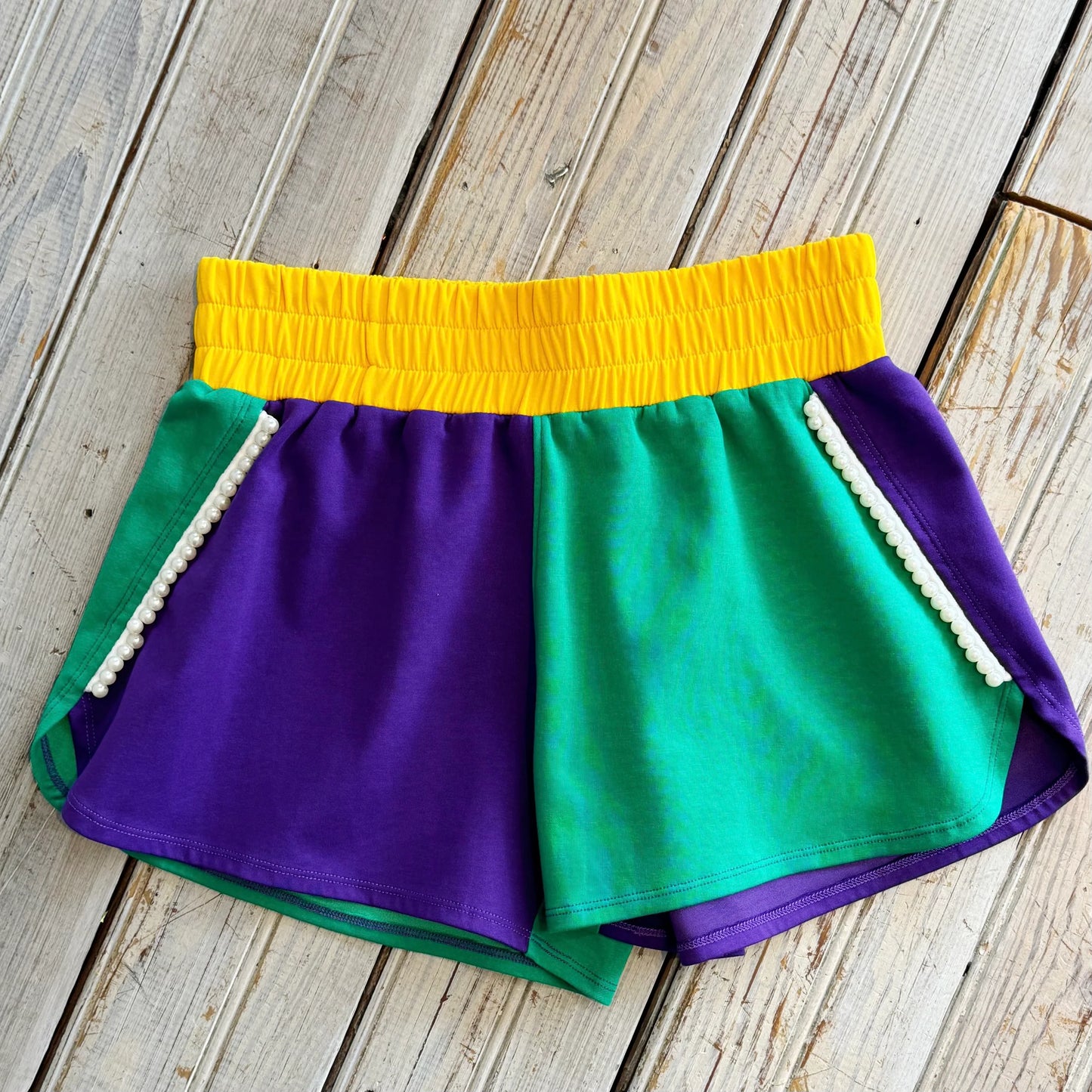 Pearl Mardi Gras Colorblock Short