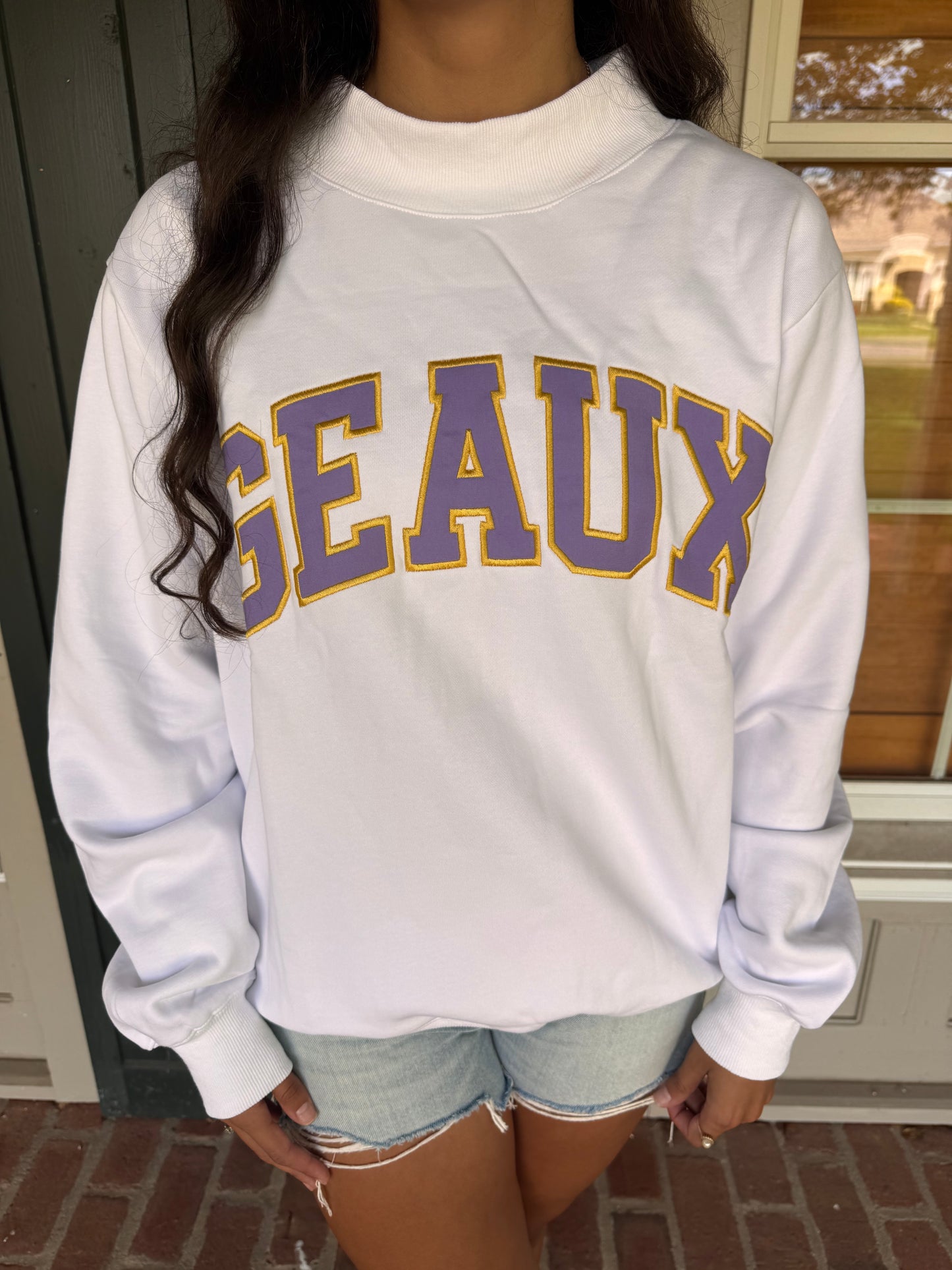 Geaux Mockneck Sweatshirt