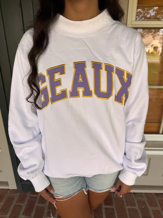 Geaux Mockneck Sweatshirt