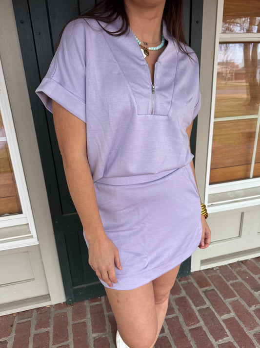 Lavender Skort Set