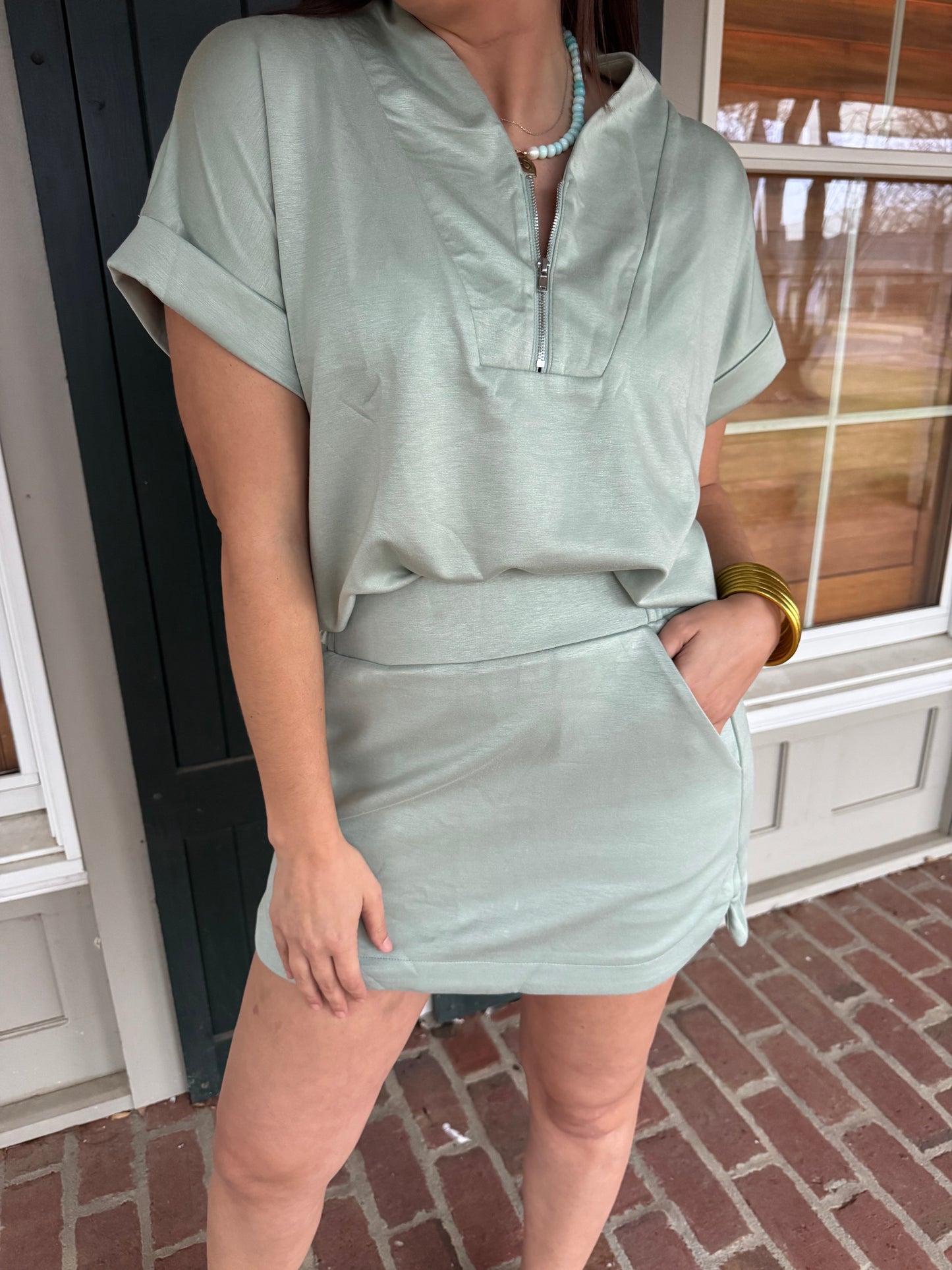 Sage Skort Set
