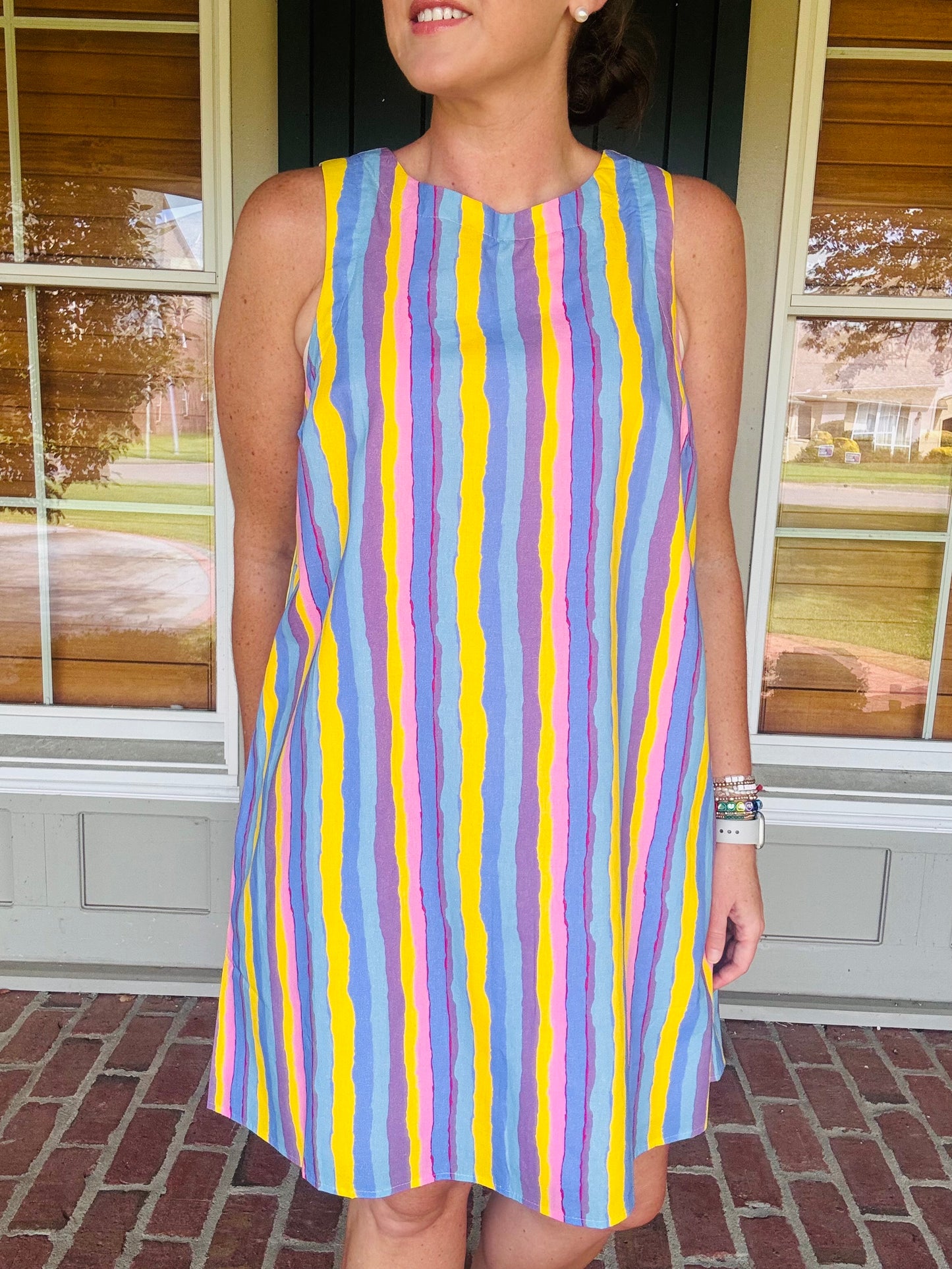 Striped Shift Dress