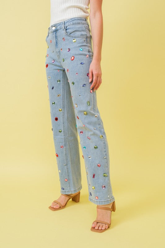 Rainbow Jewel Jeans