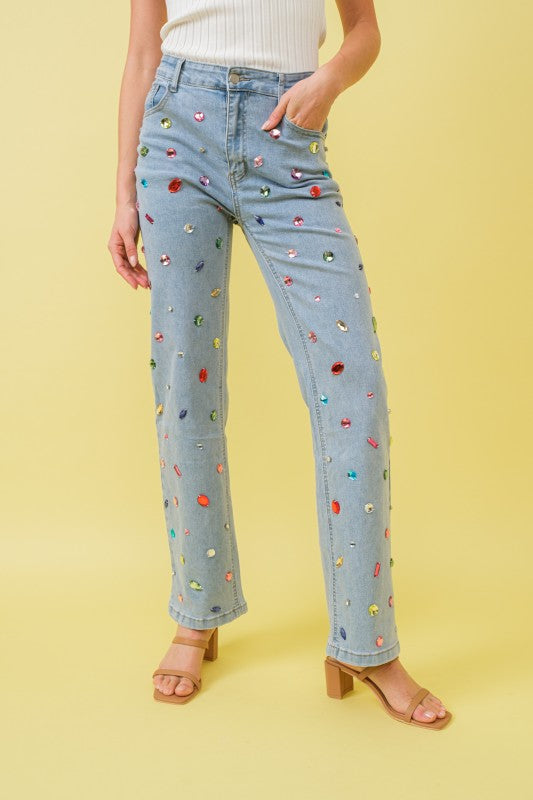Rainbow Jewel Jeans