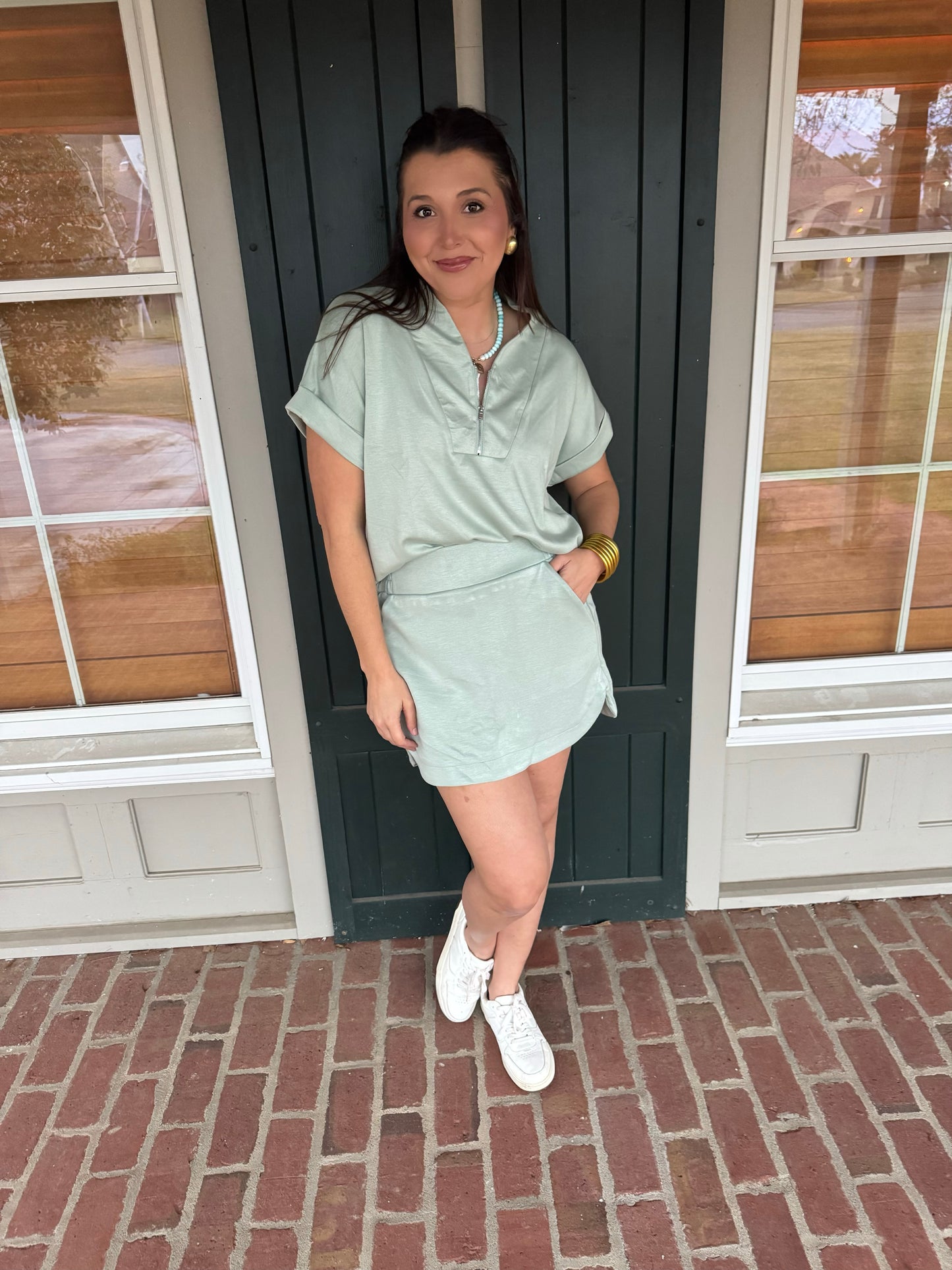 Sage Skort Set